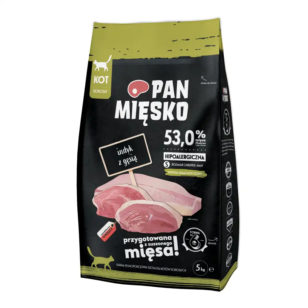 Pan Mięsko Cat Small pavo con oca - 5 kg