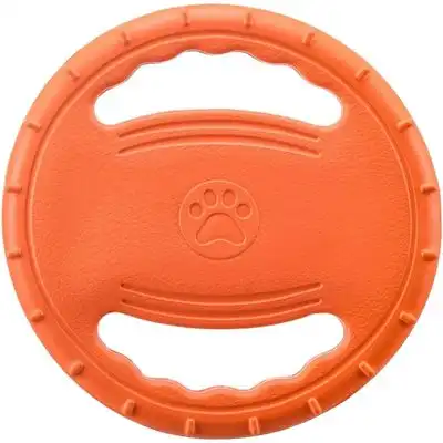 UAMLY Disco frisbee para perros con asas de espuma - naranja - Uamly - Comparador de precios