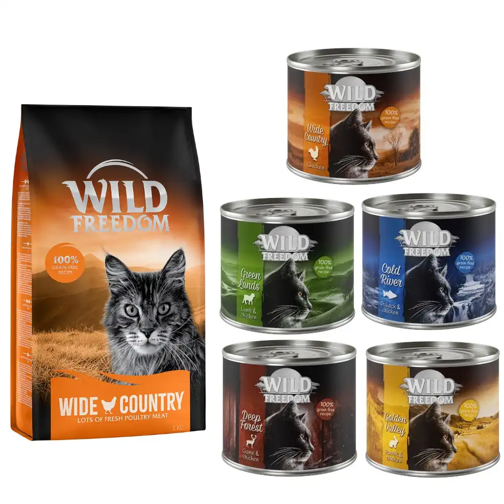 Wild Freedom Adult Wide Country con ave - 2 kg