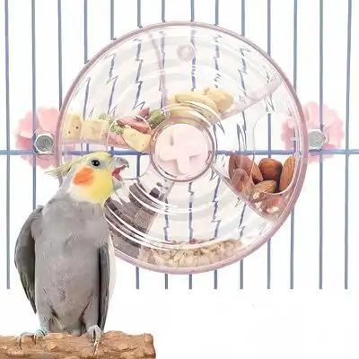 ZooVenture Comedero giratorio para pájaros y juguete - Rosa - Zooventure - Comparador de precios