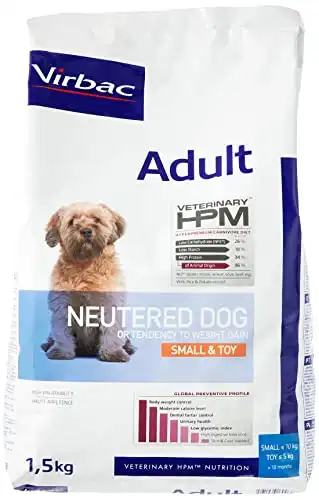 Virbac HPM Adult Neutered Small & Toy 1.5 Kg.