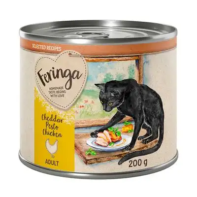 Feringa Selected Recipes 24 x 200 g - Pack Ahorro - Pollo al pesto con queso cheddar - Feringa - Comparador de precios