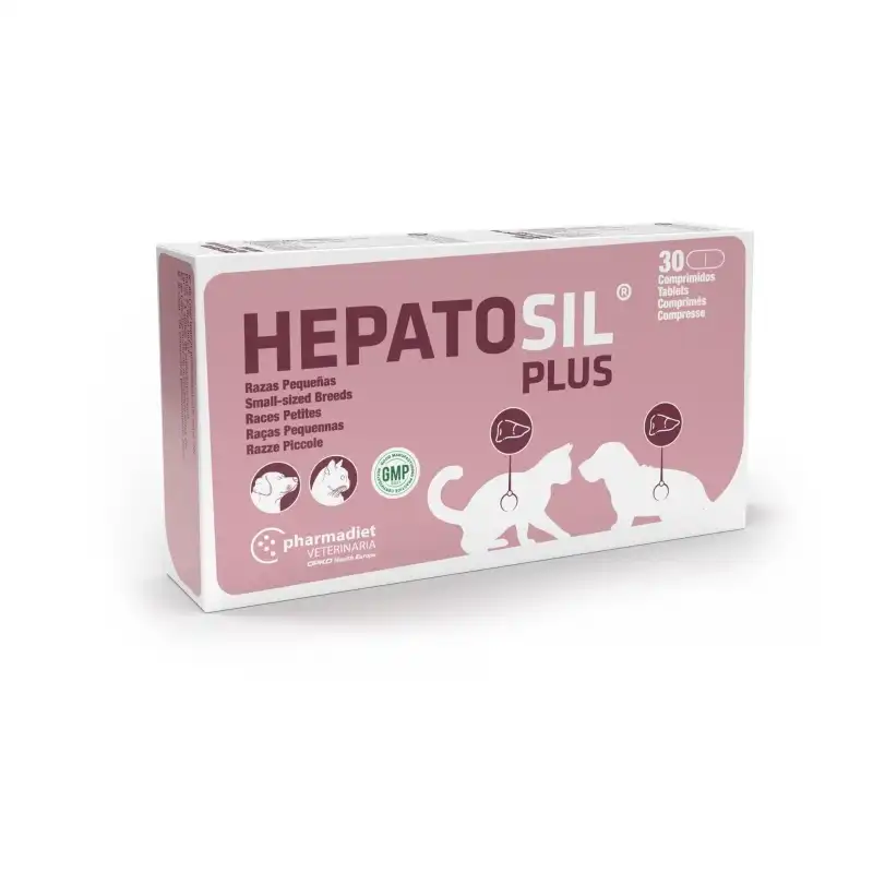 Hepatosil Plus Suplemento Hepatico en Perros de Razas Pequeñas, Comprimidos 30 - Farmadiet - Comparador de precios