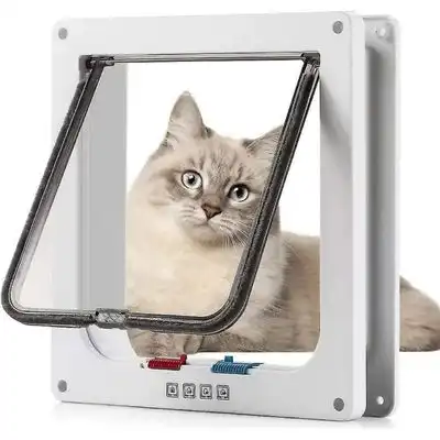Pawffee Gatera magnética XL blanca – Túnel integrado gatos perros pequeños - 1 pieza - Pawffee - Comparador de precios