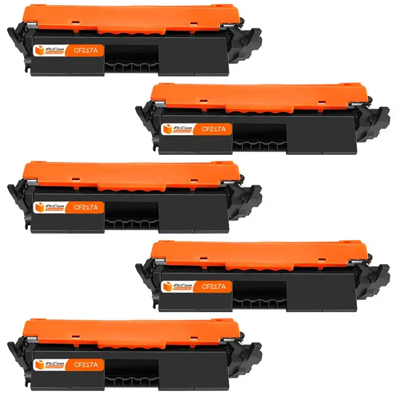 Pccom Essential HP CF217A Tóner Compatible Negro Pack 5