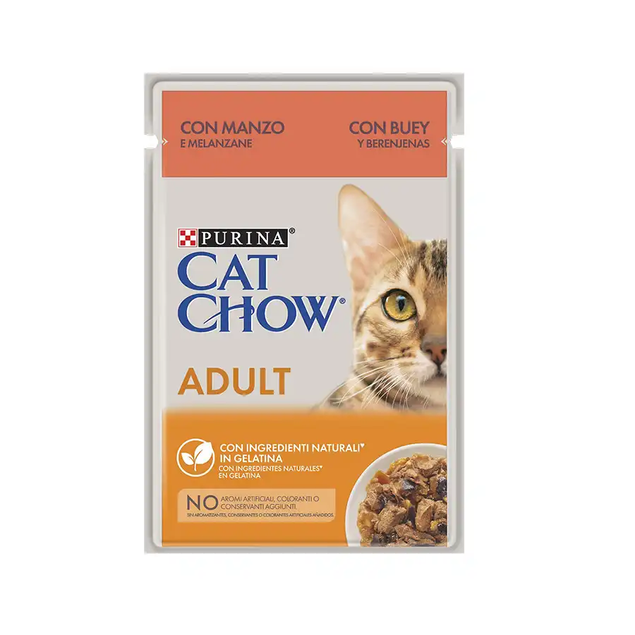 Purina Cat Chow Buey en Gelatina