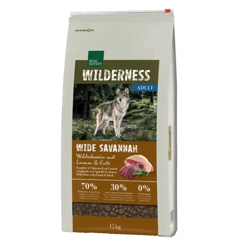 Real Nature Wilderness Wide Savannah Para Perros De Todos Los Tamaños, Peso 4 Kg. - Real Nature - Comparador de precios