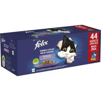 Sobres Frescos Para Gatos Adultos De Carne-pescado - 44 X 85 G - Felix - Felix - Comparador de precios