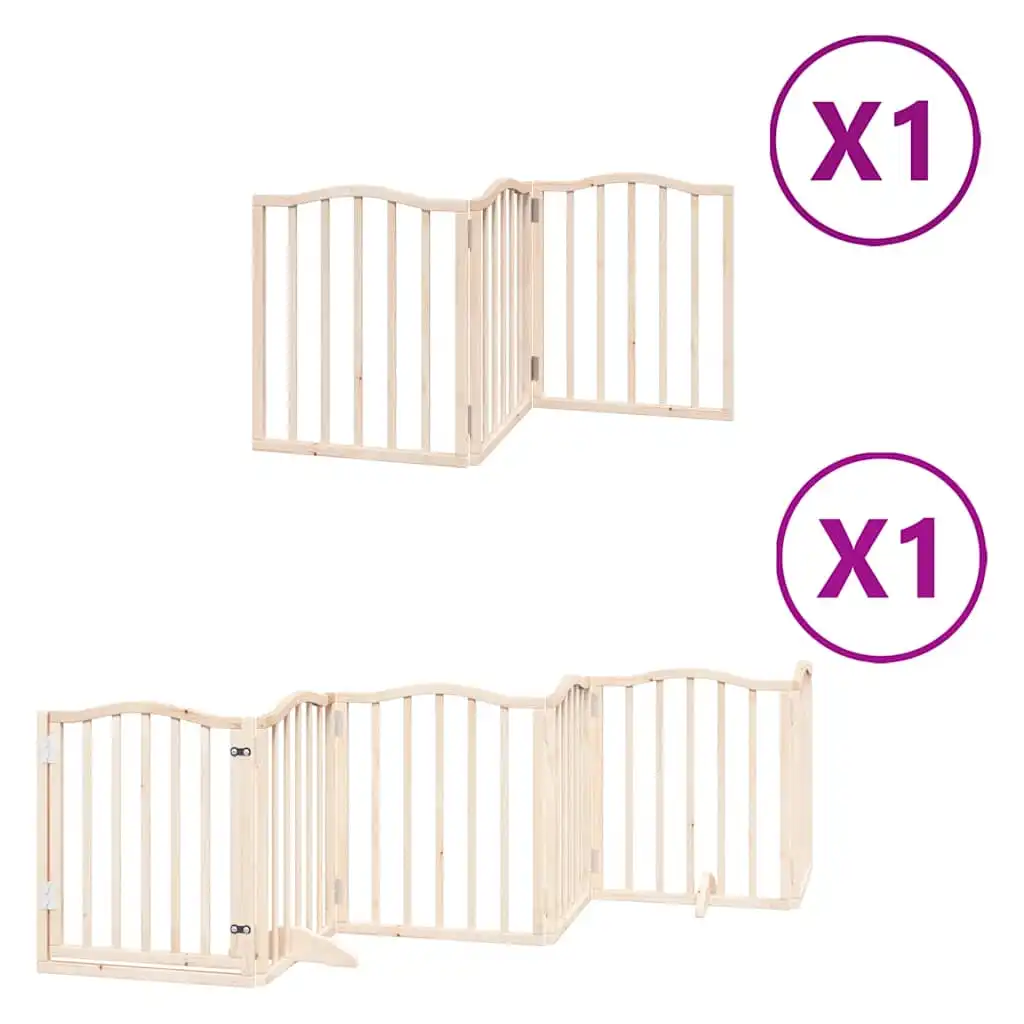 vidaXL Puerta Plegable Madera para perros - 50 x 60 x 2 cm - VIDAXL - Comparador de precios