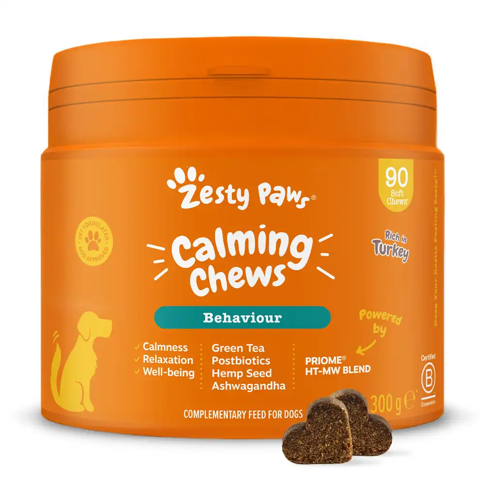 Zesty Paws Calming Chews Pavo - 90 comprimidos masticables