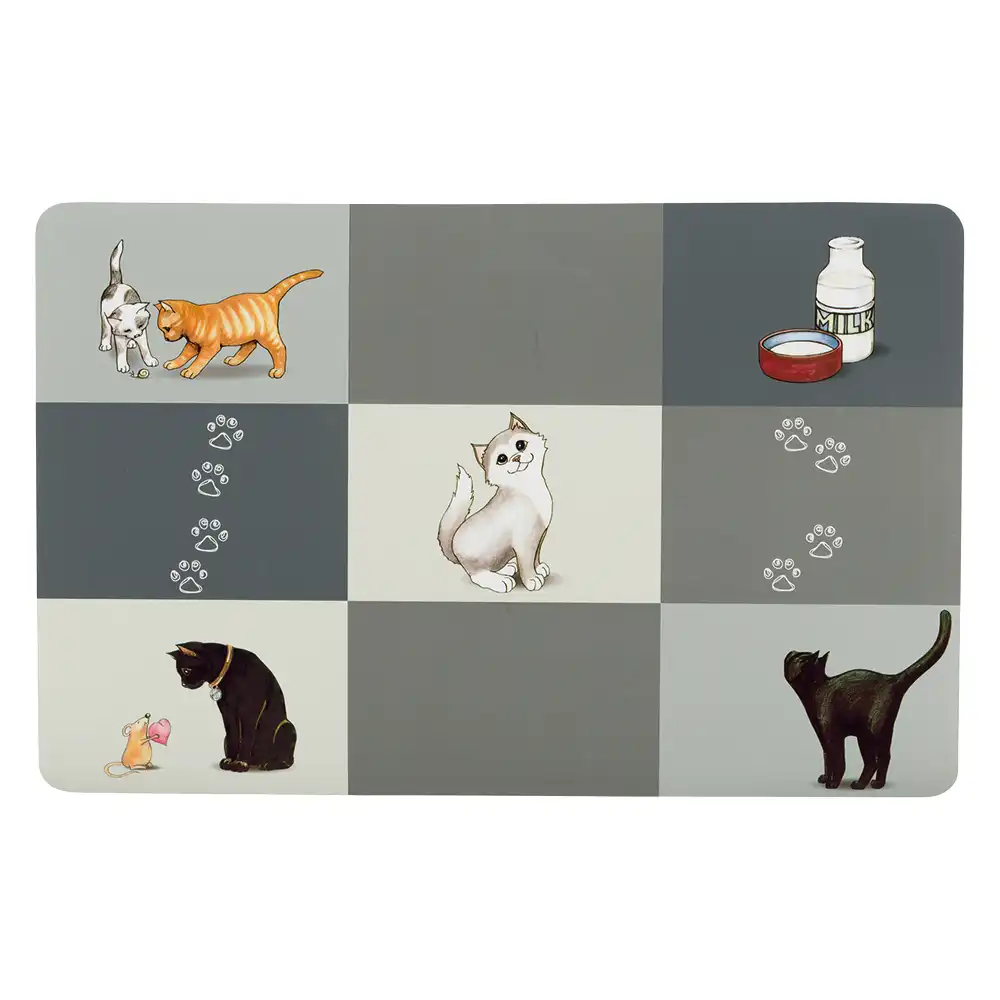 Alfombrilla para comederos Trixie Patchwork - 44 × 28 cm (L x An) - Trixie - Comparador de precios
