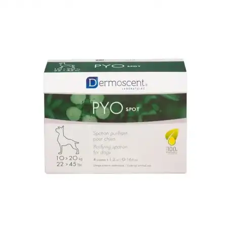 Dermoscent PYO Spot Pipetas Cuidado de la Piel para Perros Medianos, 4 - Dermoscent - Comparador de precios