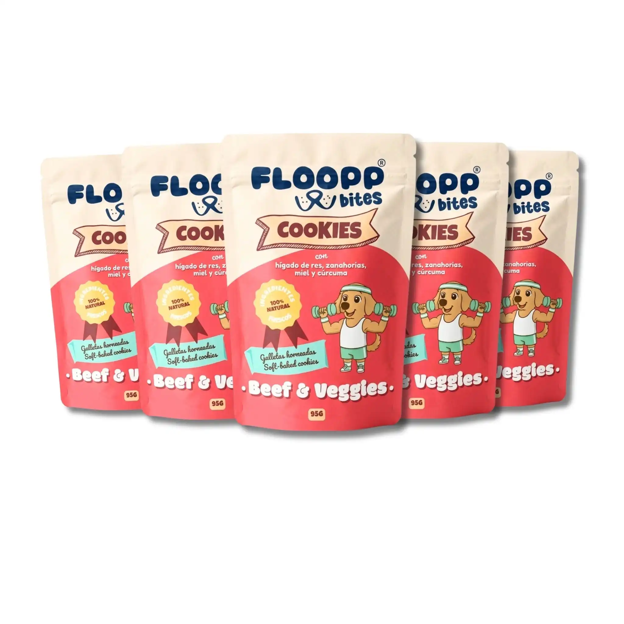 Floopp Bites Snacks Naturales para Perros, Chuches, Golosinas y Premios - 475 - Flooppbites - Comparador de precios