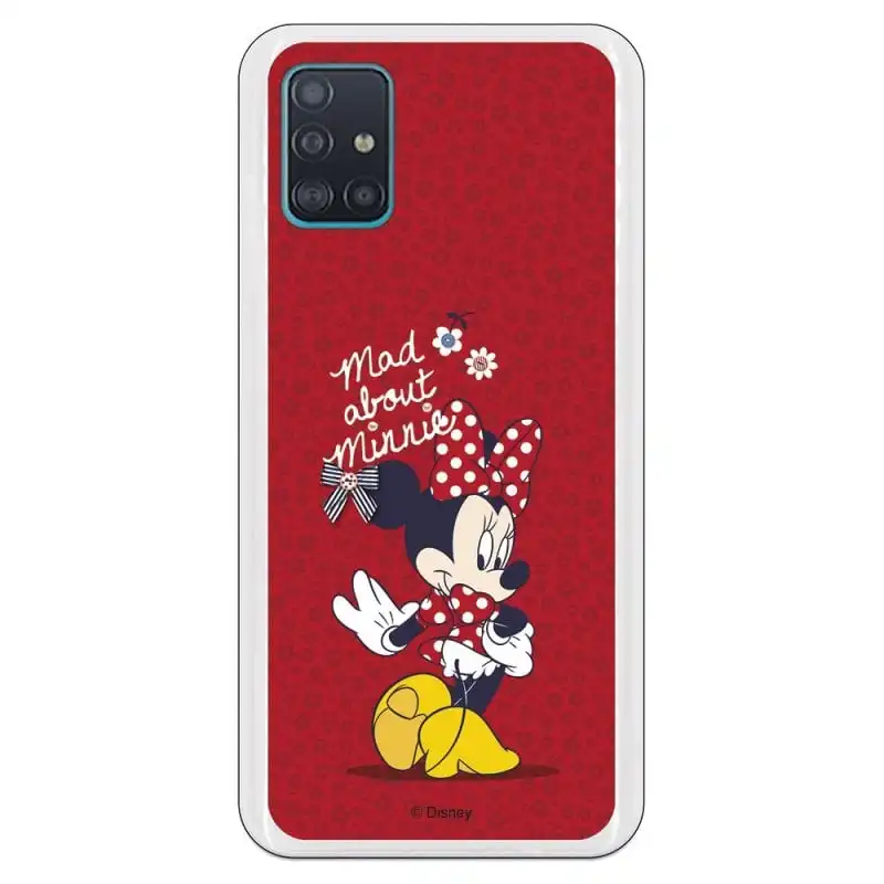 Funda Oficial Clásicos de Disney Minnie Mad About para Samsung Galaxy A51