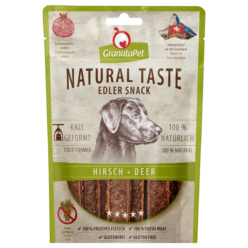 GranataPet Natural Taste Edler Snack - Venado (90 g)