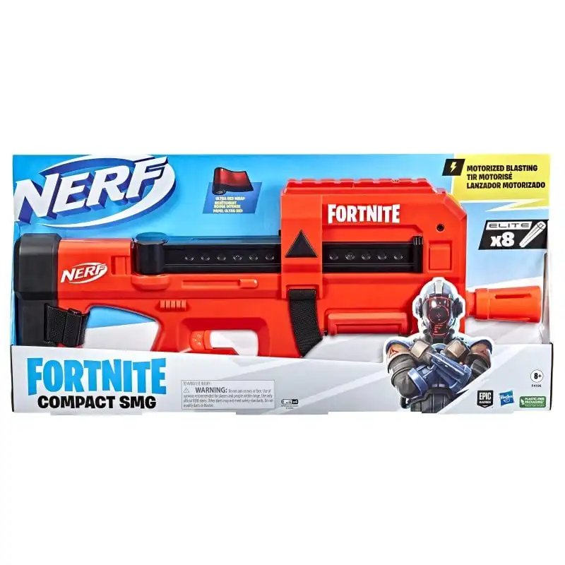 Hasbro Original Nerf Fortnite Compact Smg Lanza Dardos
