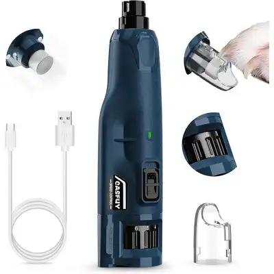 HausPets Lima de uñas para perros, 6 velocidades, LED, 45 dB, USB - Artículo 1 - HausPets - Comparador de precios