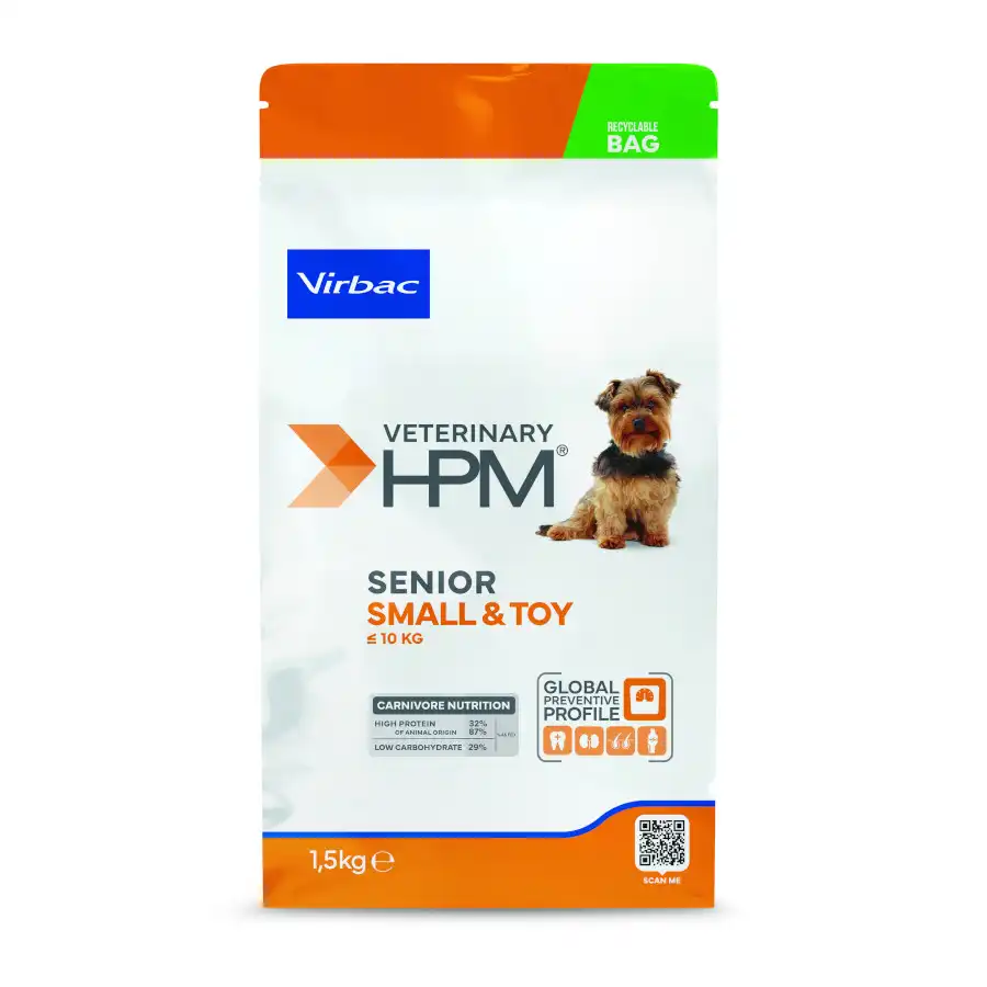 Virbac Veterinary HPM Senior Small & Toy pienso para perros - 3 kg - Virbac - Comparador de precios