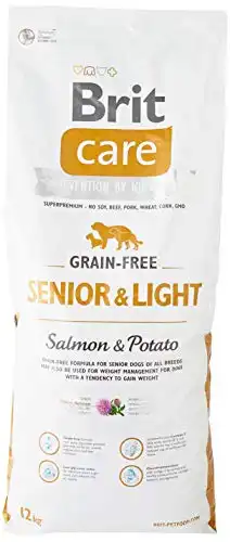 Brit Care Grain Free Senior & Light Salmón 12 Kg.