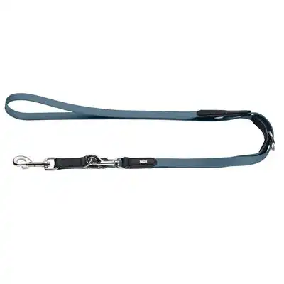 Correa ajustable HUNTER Wolmar BioThane®, azul ahumado/negro - 200 cm x 19 mm (L x An) - Hunter - Comparador de precios