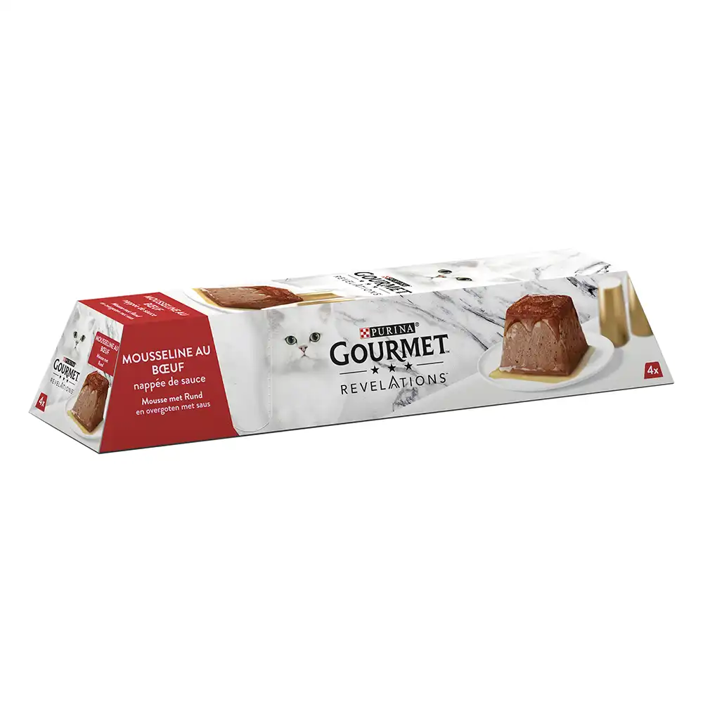 Gourmet Revelations Mousse 4 x 57 g - Vacuno