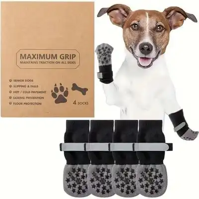 HausPets Calcetines antideslizantes para perros XL - 4 piezas - HausPets - Comparador de precios