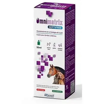 Hifarmax Omnimatrix Septifree Promotor Cicatrización Para Perros, Gatos, Caballos O Reptiles, Spray 50 Ml