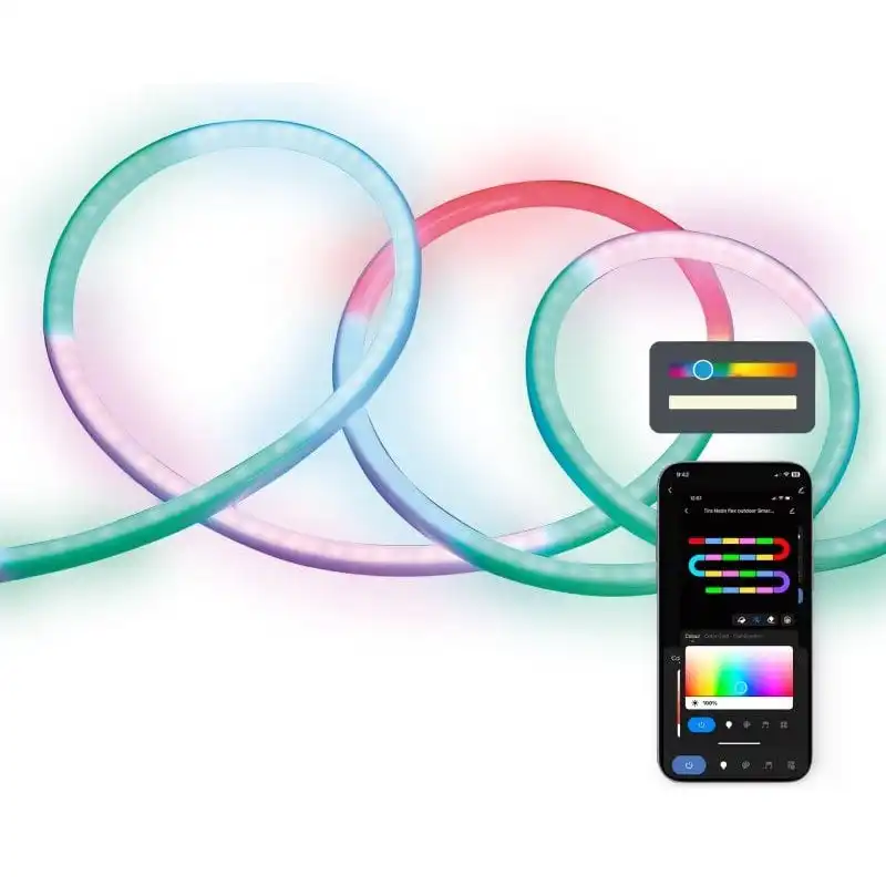 KSIX SmartLED Tira Neón Flexible Exterior RGBIC 5m