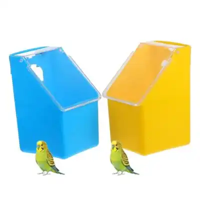 MCBOSON Juego de 2 comederos colgantes para palomas, de plástico amarillo - 1 artículo - Mcboson - Comparador de precios
