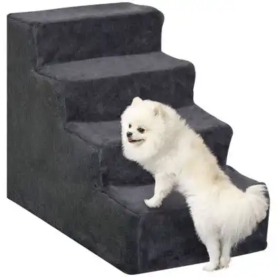 PawHut Escalera para Mascota - Gris Oscuro - PawHut - Comparador de precios