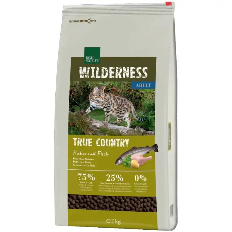 Real Nature Wilderness True Country Para Gatos Adultos, Peso 2,5 Kg. - Real Nature - Comparador de precios