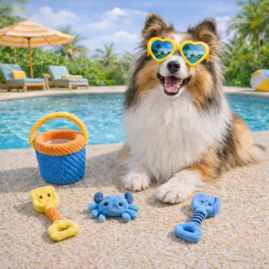Summer Vibes Set s para perros - Set de 4 uds. - Summer Vibes - Comparador de precios