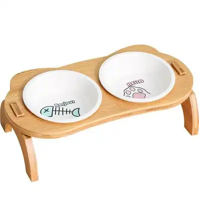 UAMLY 2 cuencos de cerámica elevados para gatos - 1 pieza - Uamly - Comparador de precios