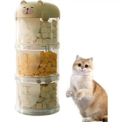 UAMLY Caja de plástico para aperitivos de gatos y perros - blanco - Uamly - Comparador de precios