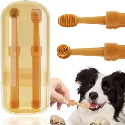 UAMLY Cepillo de dientes de limpieza para gatos y perros - 1 juego - Uamly - Comparador de precios