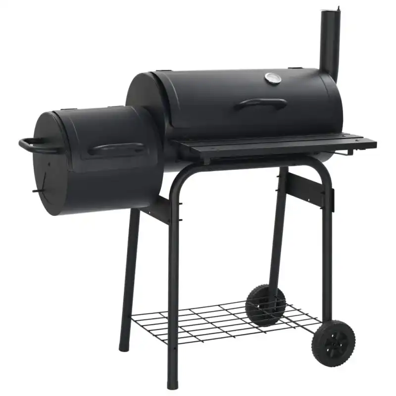 Vidaxl Barbacoa Clásica De Carbón Con Ahumador