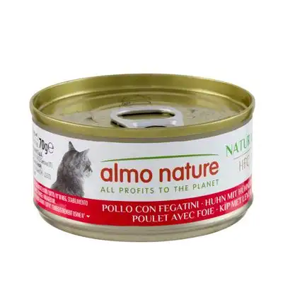 Almo Nature 24 x 70 g - Pack Ahorro - HFC Pollo con hígado de pollo - Almo Nature 70g - Comparador de precios