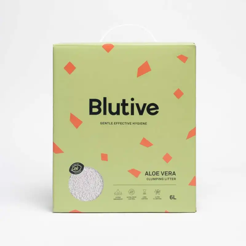 Arena aglomerante Blutive para gatos aroma Aloe Vera 6L, Tipo Aloe Vera - Blutive - Comparador de precios