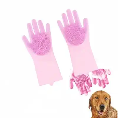 FurryFusion Guantes de silicona para bañar mascotas - Artículo 1 - Furry Fusion - Comparador de precios