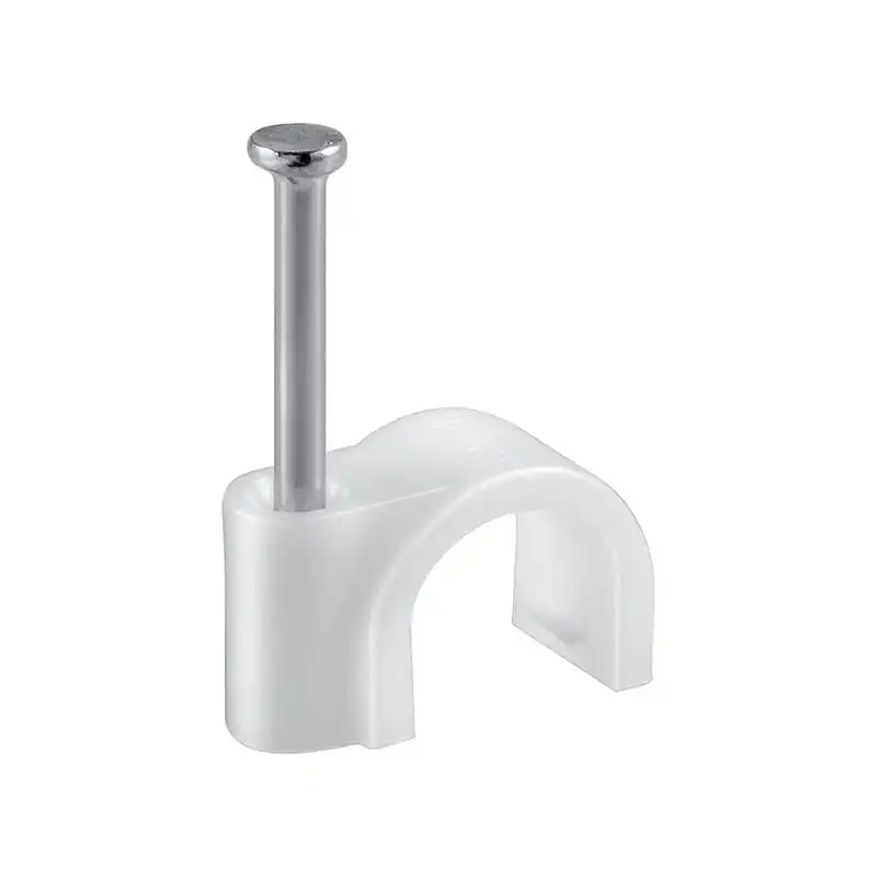 Goobay Set 100 Grapillon para Cable Redondo 7mm Blanco