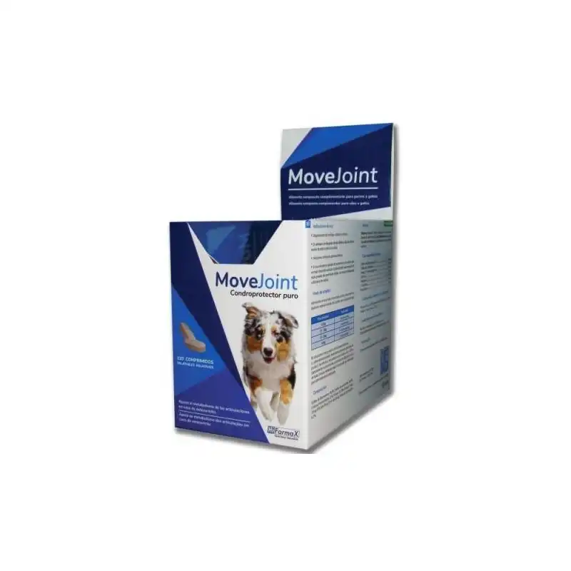 Movejoint Hifarmax, suplemento vitamínico para perros con problemas de articulaciones, Comprimidos 120