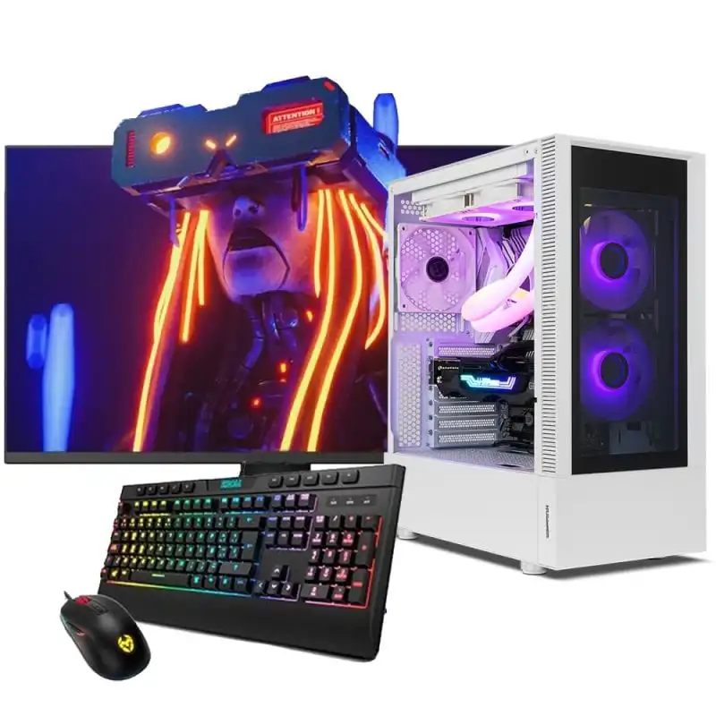 Neo-PC Némesis Gaming AMD Ryzen 5 4600G/32GB/1TB SSD/RTX 4060 + Monitor 27" FullHD + Teclado y Ratón