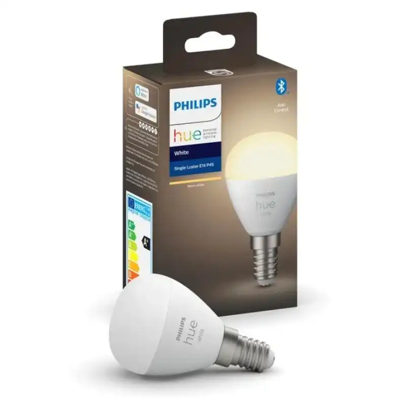 Philips Hue White Bombilla LED 5.7W E14 Blanco Cálido