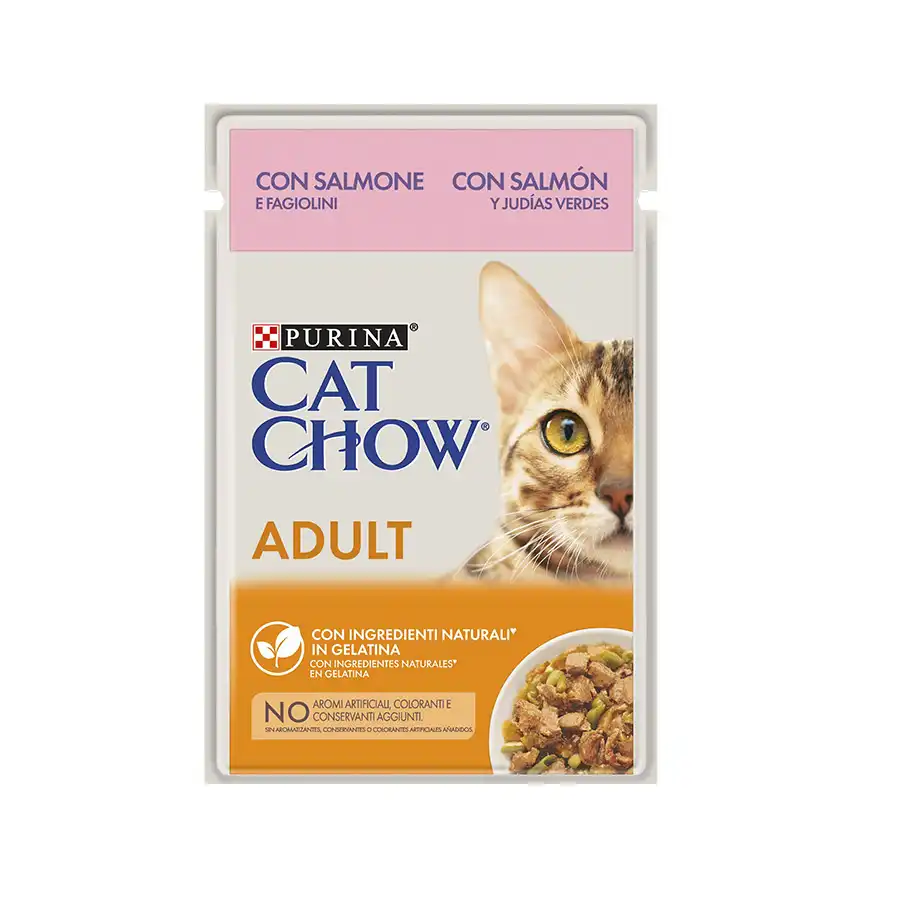 Purina Cat Chow Salmón en Gelatina