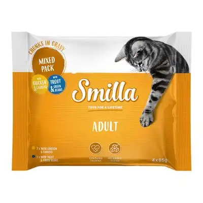 Smilla Adult Bocaditos con verduras en bolsitas - Pack de prueba (4 x 85 g) - Smilla - Comparador de precios