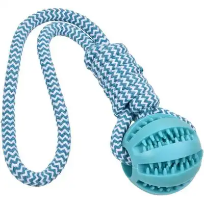 UAMLY Cuerda de juguete para perros, pelota de goma con cuerda - 1 pieza - Uamly - Comparador de precios