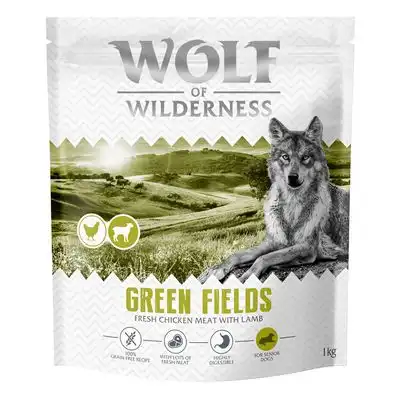 Wolf of Wilderness Senior «Green Fields» cordero, sin cereales - 1 kg - Receta nueva - Wolf of Wilderness - Comparador de precios