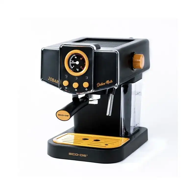 ECO-DE Delice Cafetera Espresso 20 Bares Negra