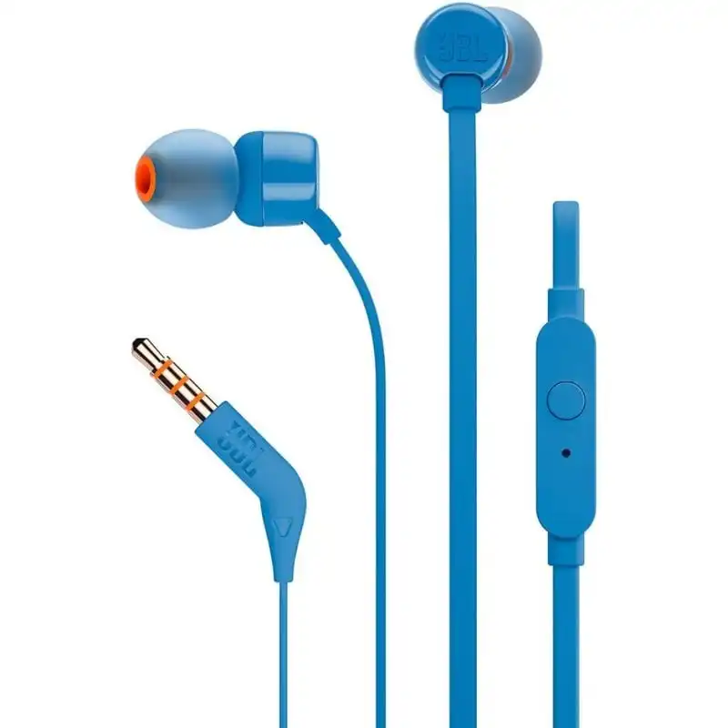 JBL Tune 160 Auriculares Intrauditivos con Micrófono y Jack 3.5 Azules