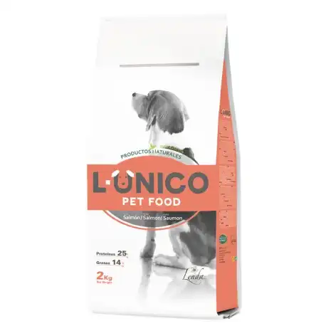 L-Unico Pienso para Perros Adultos con Salmón, 2 Kg - Lenda - Comparador de precios